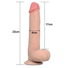 REALISTYCZNE DILDO PENIS RUCHOME 23 CM+LUBRYKANT