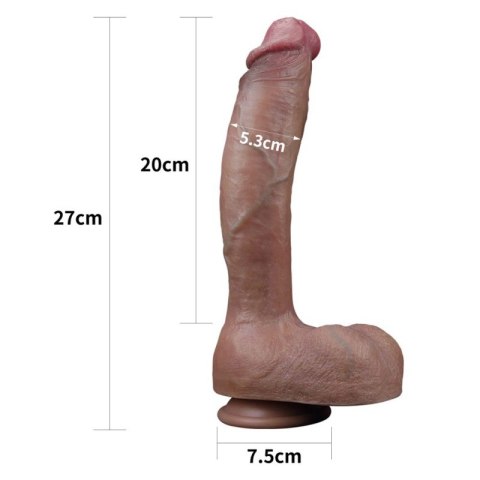 MEGA WIELKIE DŁUGIE DILDO PENIS 27,5CM + LUBRYKANT