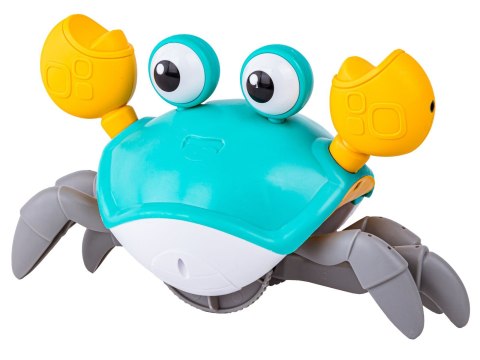 INTERAKTYWNA ZABAWKA PEŁZAJĄCY KRAB TAŃCZĄCY KRAB Uciekający Krab Interaktywna Zabawka Świeci Gra melodie Robot NIEBIESKI INTERAKTYWNA ZABAWKA PEŁZAJĄCY KRAB TAŃCZĄCY KRAB Uciekający Krab Interaktywna Zabawka Świeci Gra melodie Robot NIEBIESKI