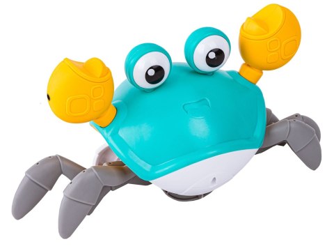 INTERAKTYWNA ZABAWKA PEŁZAJĄCY KRAB TAŃCZĄCY KRAB Uciekający Krab Interaktywna Zabawka Świeci Gra melodie Robot NIEBIESKI INTERAKTYWNA ZABAWKA PEŁZAJĄCY KRAB TAŃCZĄCY KRAB Uciekający Krab Interaktywna Zabawka Świeci Gra melodie Robot NIEBIESKI