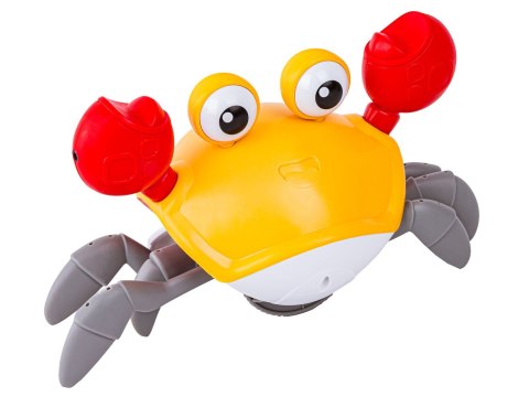 INTERAKTYWNA ZABAWKA PEŁZAJĄCY KRAB TAŃCZĄCY KRAB UCIEKAJĄCY KRAB INTERAKTYWNA ZABAWKA ŚWIECI GRA MELODIE ROBOT ŻÓŁTY INTERAKTYWNA ZABAWKA PEŁZAJĄCY KRAB TAŃCZĄCY KRAB UCIEKAJĄCY KRAB INTERAKTYWNA ZABAWKA ŚWIECI GRA MELODIE ROBOT ŻÓŁTY