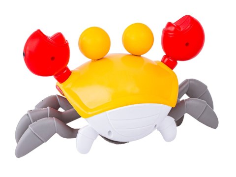 INTERAKTYWNA ZABAWKA PEŁZAJĄCY KRAB TAŃCZĄCY KRAB UCIEKAJĄCY KRAB INTERAKTYWNA ZABAWKA ŚWIECI GRA MELODIE ROBOT ŻÓŁTY INTERAKTYWNA ZABAWKA PEŁZAJĄCY KRAB TAŃCZĄCY KRAB UCIEKAJĄCY KRAB INTERAKTYWNA ZABAWKA ŚWIECI GRA MELODIE ROBOT ŻÓŁTY
