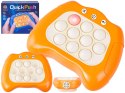 ZABAWKA ANTYSTRESOWA POP IT SENSORYCZNA KONTROLER ZABAWKA GRA ELEKTRONICZNA, WYPYCHANKA, PAD, KONTROLER POMARAŃCZOWY