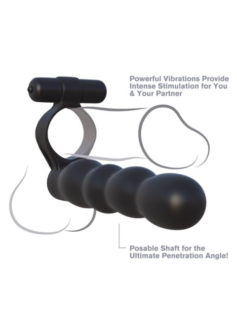 PROTEZA-PARTNER DOUBLE PENETRATOR BLACK PROTEZA-PARTNER DOUBLE PENETRATOR BLACK