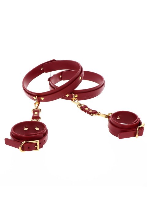 SOLIDNE KAJDANKI KRĘPOWANIE MOCNY SEX BDSM GADŻET WRIST TO THIGH CUFF SET SOLIDNE KAJDANKI KRĘPOWANIE MOCNY SEX BDSM GADŻET WRIST TO THIGH CUFF SET
