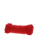 WIĄZANIA-BONDAGE ROPE 10 METER RED