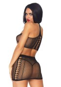 Bielizna-Bielizna-Bandeau top and mini skirt