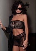 Bielizna-Bielizna-Bandeau top and mini skirt