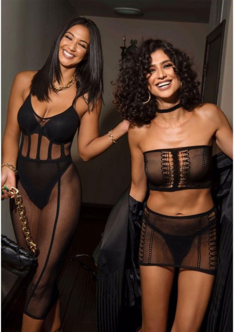 Bielizna-Bielizna-Bandeau top and mini skirt Bielizna-Bielizna-Bandeau top and mini skirt