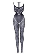 Bielizna-Lace bodystocking with cut out