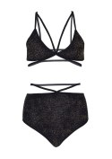 Bielizna-Lurex opaque bra and bottom