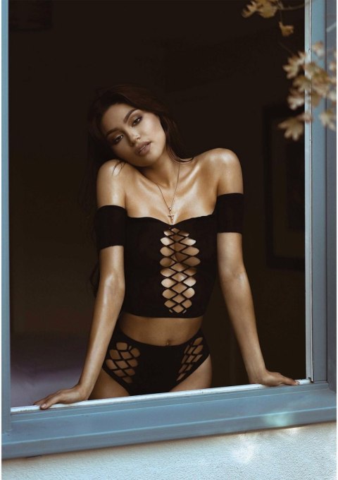 Bielizna-Opaque crop top and thong Bielizna-Opaque crop top and thong