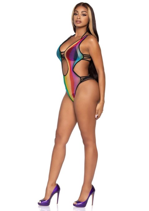 Bielizna-Rainbow fishnet bodysuit Bielizna-Rainbow fishnet bodysuit
