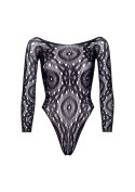 Bielizna-Snap crotch thong back teddy