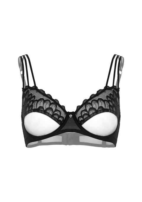 Unlined bra w faux underbust Unlined bra w faux underbust