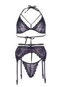 Bra top, garterbelt & string