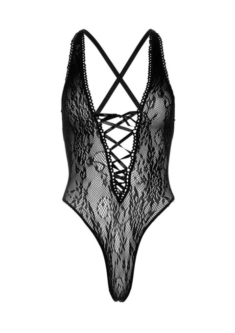 Floral lace thong teddy Floral lace thong teddy