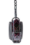 KRĘPOWANIE SOLIDNE KAJDANKI ŁAŃCUSZEK MOCNY SEX KAJDANKI-BLAZE HANDCUFF PURPLE