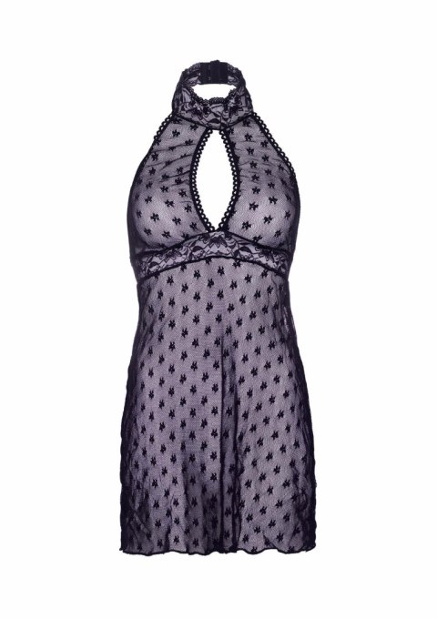 Lace trimmed halter babydoll Lace trimmed halter babydoll