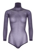 Lurex bodysuit w. snapcrotch