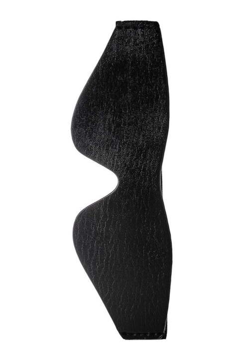 MASKA-BLAZE BLINDFOLD WITH PAINTING EDGE BLACK MASKA-BLAZE BLINDFOLD WITH PAINTING EDGE BLACK