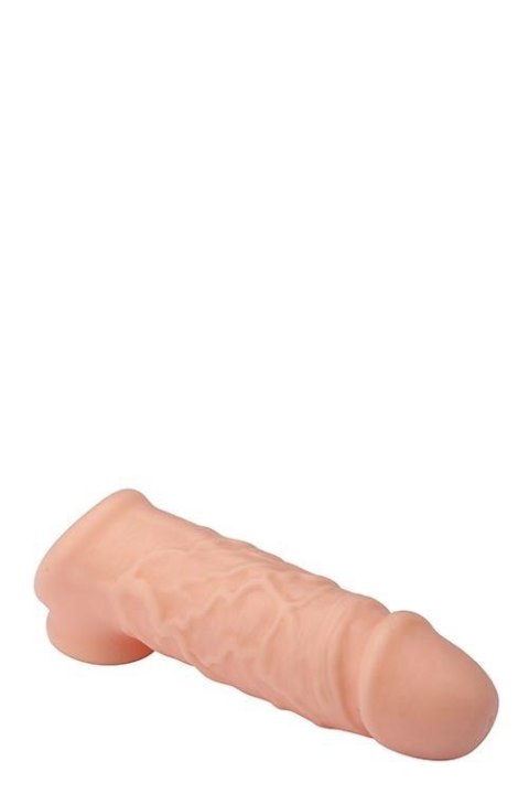 PRZEDŁUŻKA NA PENISA DUŻA GRUBA NAKŁADKA POSZERZA REALSTUFF EXTENDER WITH BALL STRAP 5.5 PRZEDŁUŻKA NA PENISA DUŻA GRUBA NAKŁADKA POSZERZA REALSTUFF EXTENDER WITH BALL STRAP 5.5