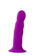 SOLID LOVE PREMIUM RIBBED DILDO, PURPLE