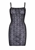 Shell net mini dress