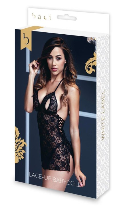 Bielizna-LACE BABYDOLL 1PC, BLACK Bielizna-LACE BABYDOLL 1PC, BLACK