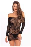 OPEN SEASON OFF SHOULDER DRESS BLK, M/L