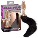 GLAS PLUG WITH TAIL