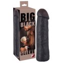 PRZEDŁUŻKA NA PENISA DUŻA GRUBA NAKŁADKA POSZERZA PENIS SLEEVE BLACK