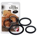 SEXY CIRCLES COCKRING BLACK
