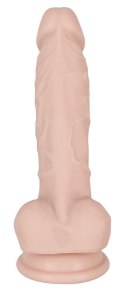 SOLIDNE REALISTYCZNE DILDO Z PRZYSSAWKĄ CYBERSKÓRA 5138220000 SILICONE DILDO-WIBRATOR