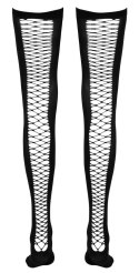 THIGH-HIGH NET STOCKINGS S/M