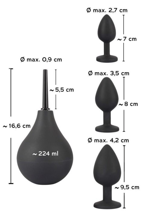 ZESTAW BLACK VELVETS ANAL KIT ZESTAW BLACK VELVETS ANAL KIT