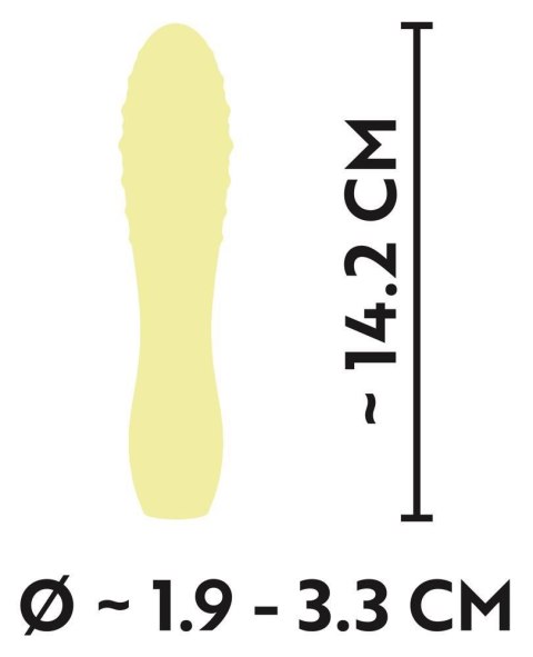 Cuties Mini Vibrator Yellow3.G Cuties Mini Vibrator Yellow3.G