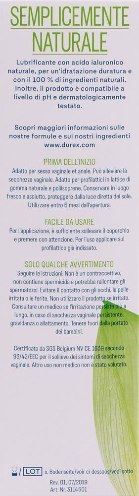 Durex Naturals Lubricant100 ml Durex Naturals Lubricant100 ml
