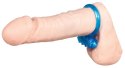 PIERŚCIEŃ EREKCYJNY SEX RING WIBRACJE STYMULATOR PIERŚCIEŃ-5623190000 VIBRO RING BLUE