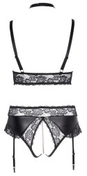 BRA AND SUSPENDER BRIEFS 4XL