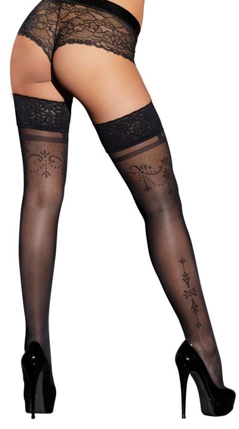 HOLD-UP STOCKINGS BLACK 4 HOLD-UP STOCKINGS BLACK 4