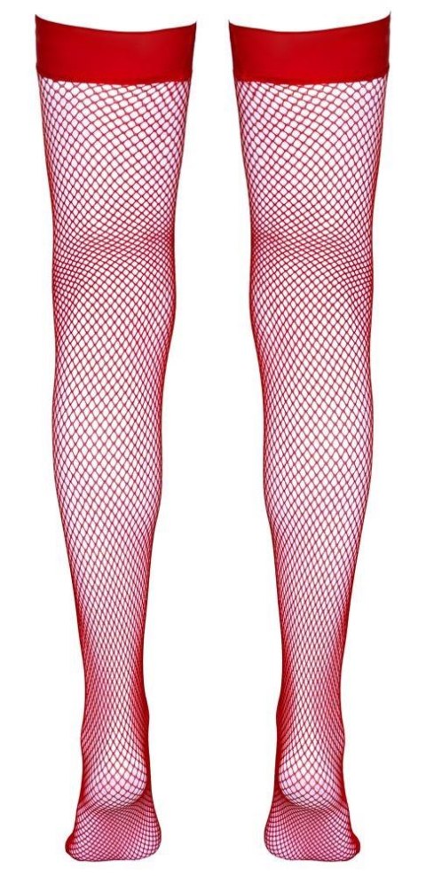 HOLD-UP STOCKINGS RED L HOLD-UP STOCKINGS RED L