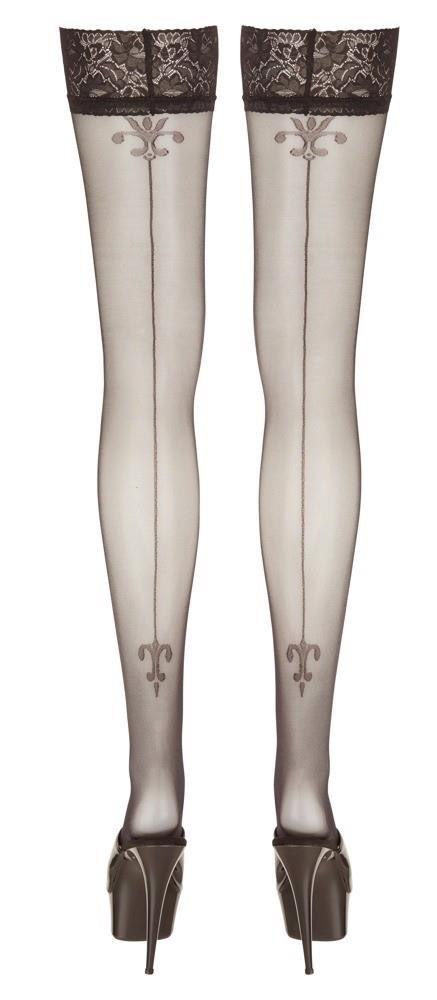 HOLD-UP STOCKINGS WITH SEAM 3 HOLD-UP STOCKINGS WITH SEAM 3