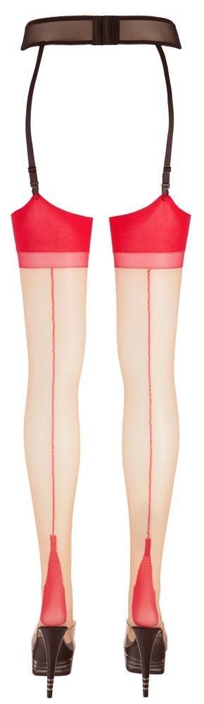 STOCKINGS SKIN/RED 2 STOCKINGS SKIN/RED 2