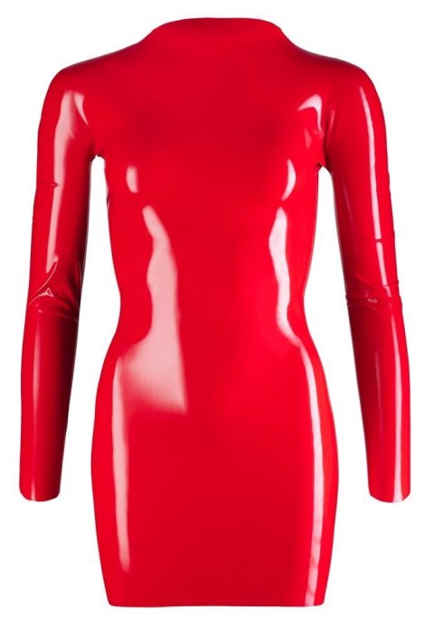 Latex Mini Dress red S Latex Mini Dress red S