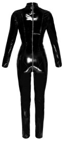 Vinyl Jumpsuit Black 2XL