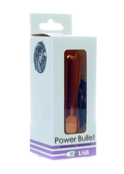 POWER BULLET USB 10 FUNCTIONS GLOSSY ROSE GOLD POWER BULLET USB 10 FUNCTIONS GLOSSY ROSE GOLD
