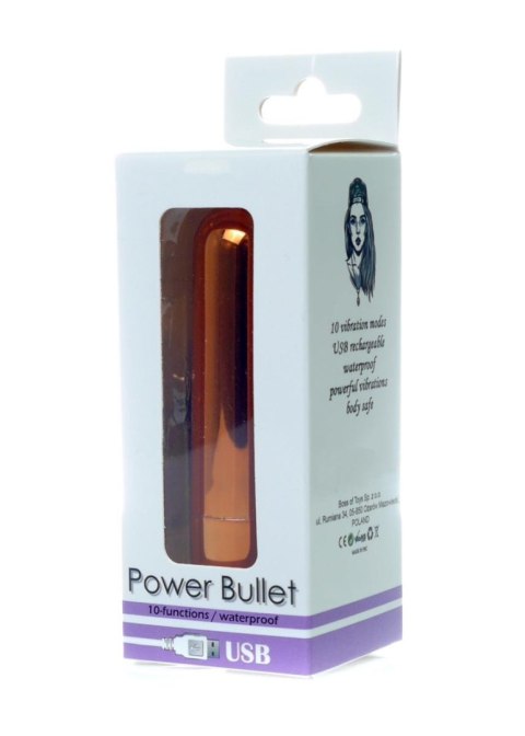 POWER BULLET USB 10 FUNCTIONS GLOSSY ROSE GOLD POWER BULLET USB 10 FUNCTIONS GLOSSY ROSE GOLD
