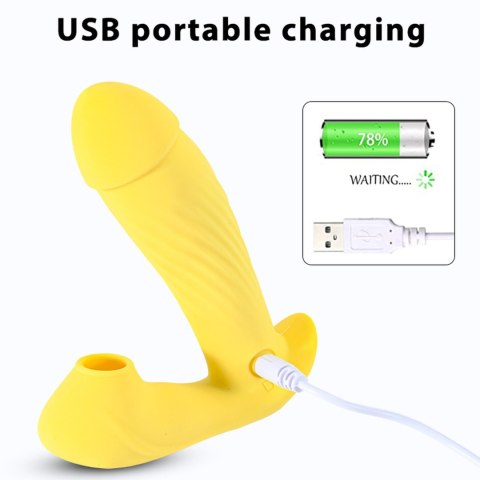 STYMULATOR-SILICONE PANTY VIBRATOR USB, 7 VIBRATIONS, HEATING FUNCTION, 7 FREQUENCY OF SUCKING STYMULATOR-SILICONE PANTY VIBRATOR USB, 7 VIBRATIONS, HEATING FUNCTION, 7 FREQUENCY OF SUCKING