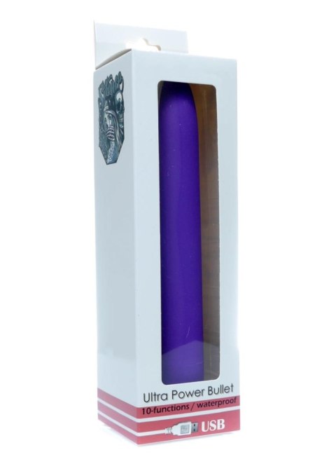 ULTRA POWER BULLET USB 10 FUNCTIONS MATTE PURPLE ULTRA POWER BULLET USB 10 FUNCTIONS MATTE PURPLE
